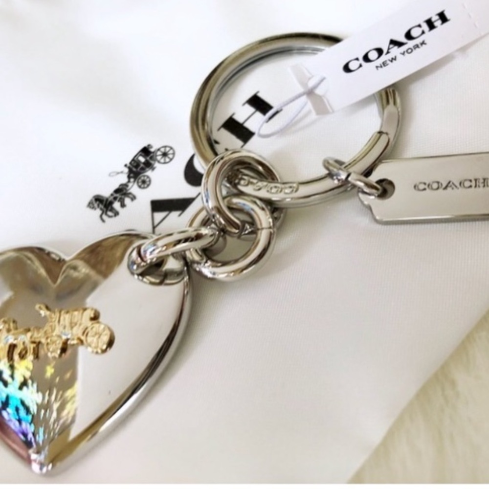 COACH Horse/Carriage Purse Charm Key Ring - Picture 5 of 6